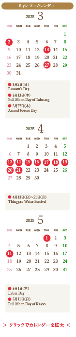 Myanmar Calendar